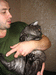 Британский кот. Окрас черный дымчатый пятнистый. Харрисон Мон Ами. 10 мес. на прививке в родном питомнике.